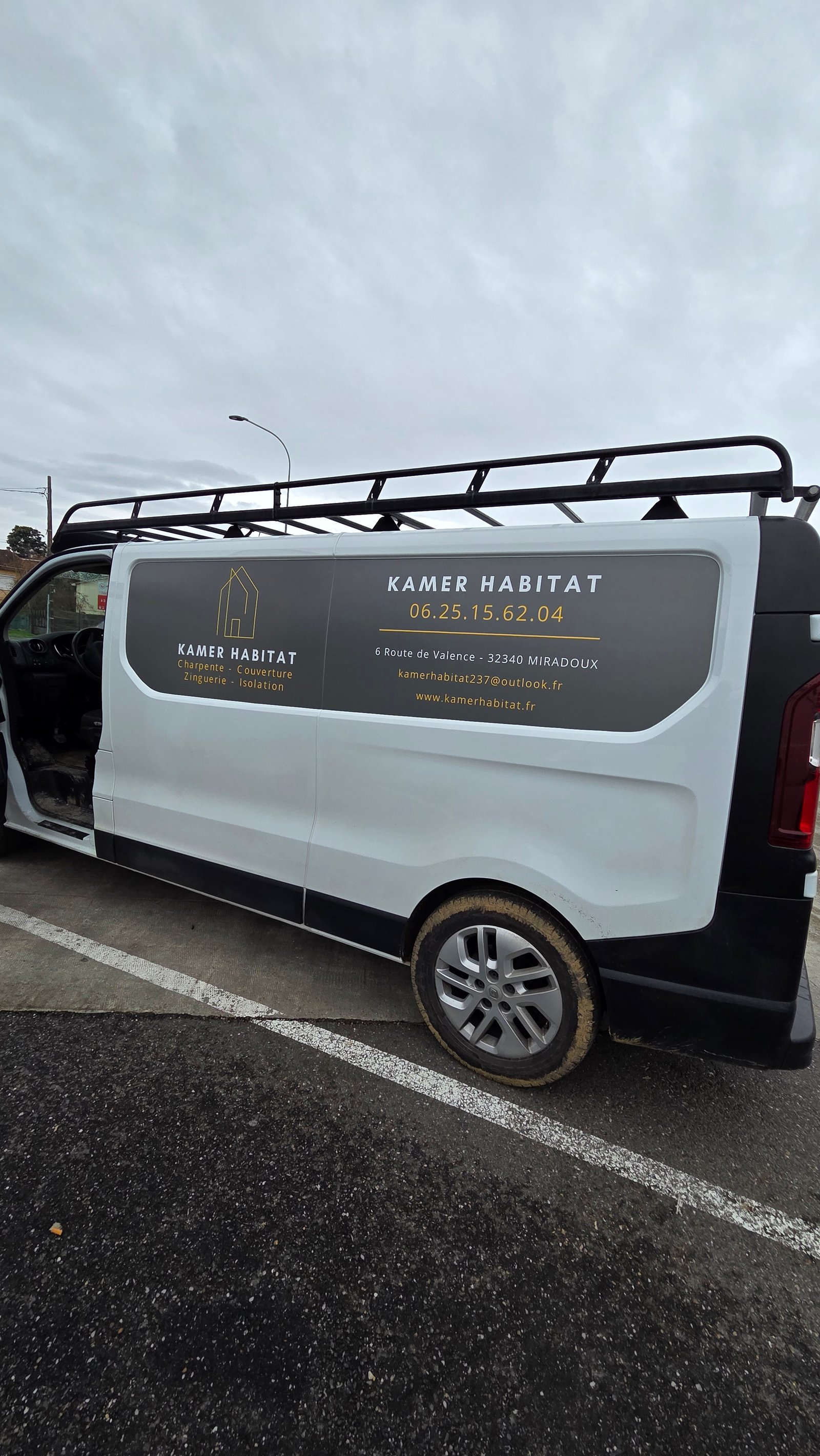 Camion floqué KAMER HABITAT